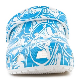 Chodaki Crocs Classic Duke Print Clog 210003-4OX niebieskie 3