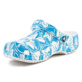 Chodaki Crocs Classic Duke Print Clog 210003-4OX niebieskie 4