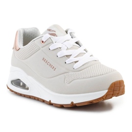 Buty Sportowe Skechers Uno Gen1 Shimmer Away 310545L-NAT beżowe beżowy 5