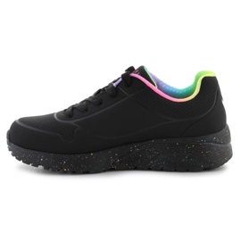 Buty Skechers Uno Lite Rainbow Speckle 310456L-BKMT czarny czarne 9