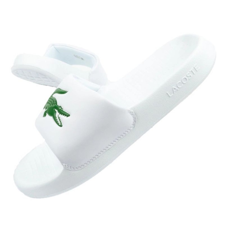 Klapki Lacoste Serve Slide W 02082 białe 1