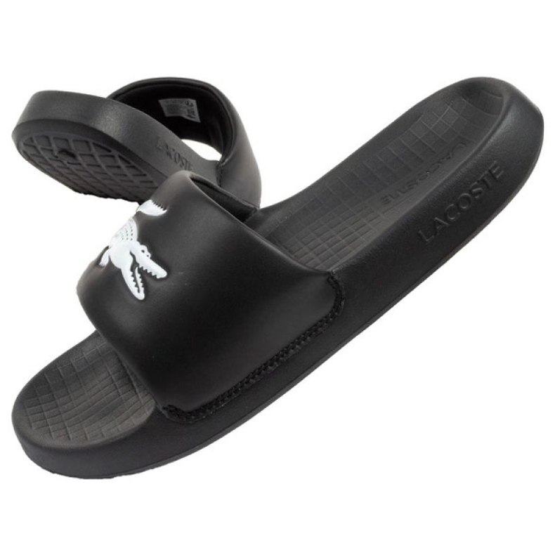 Klapki Lacoste Serve Slide 02312 czarne 1