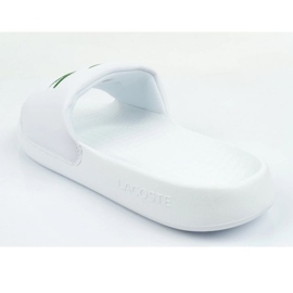 Klapki Lacoste Serve Slide W 02082 białe 5
