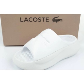 Klapki Lacoste Serve Slide W 0421G białe 8