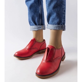 Lakierowane beżowe czółenka damskie na wygodnym obcasie eleganckie buty damskie beżowe beżowy 1