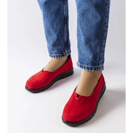 Czarne botki do szpica na słupku damskie botki z ekoskóry 2