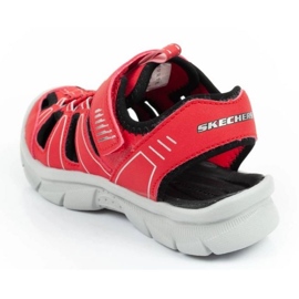 Sandały Skechers Relix 406520L/RDBK czerwone 4