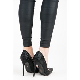 Vices Szpilki snake print czarne 2