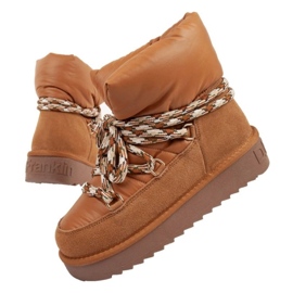 Buty D.Franklin W DFSH375003-TAN brązowe 1