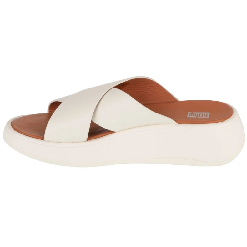 Buty FitFlop F-Mode Flatform FW5-477 białe 1