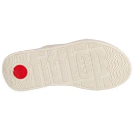 Buty FitFlop F-Mode Flatform FW5-477 białe 3