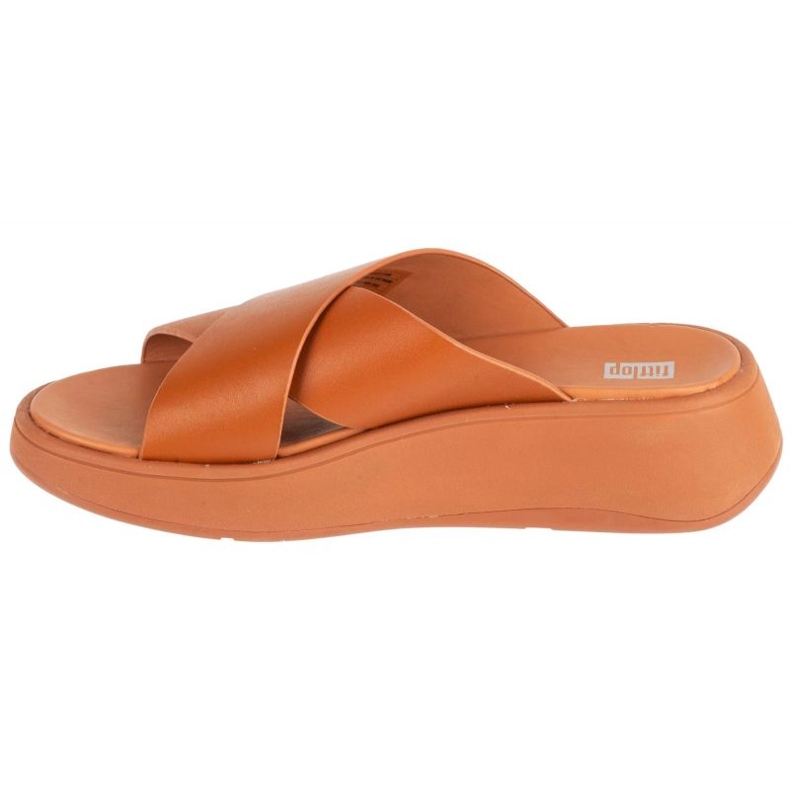 Buty FitFlop F-Mode Flatform FW5-592 brązowe 1