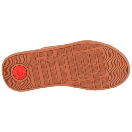 Buty FitFlop F-Mode Flatform FW5-592 brązowe 3