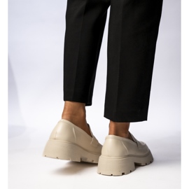 Damskie Mokasyny Via Giulia Beige 1