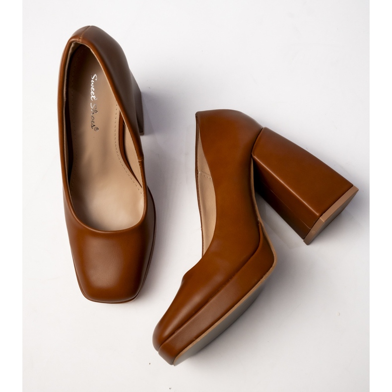 Damskie Czółenka Esme Camel 1