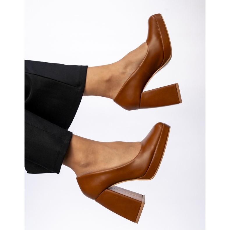 Damskie Czółenka Esme Camel 2