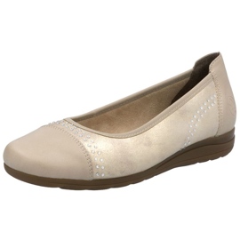 Buty, baleriny Damskie Rieker L9353-62 Beżowe beżowy 7