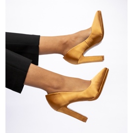 Damskie Czółenka Lavana Camel 2