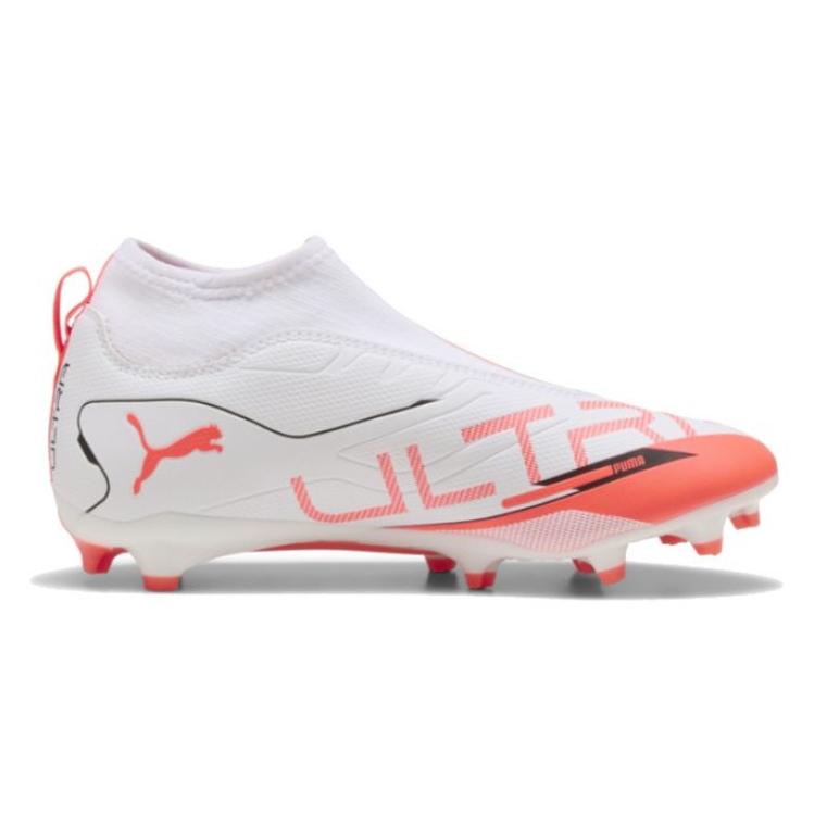 Buty Puma Ultra 5 Match+ Ll FG/AG 108163-01 Białe 1