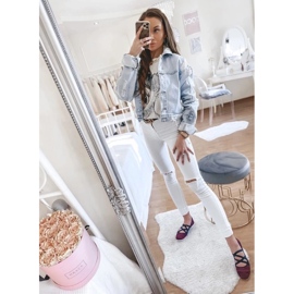 D/GMR Różowe baleriny materiałowe Janae 2