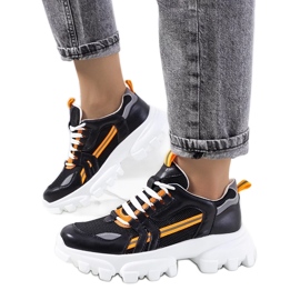 D/GMR Czarne sneakersy damskie Bernier 2