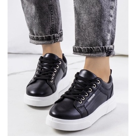 D/GMR Czarne sneakersy na grubej podeszwie Luizjana 1