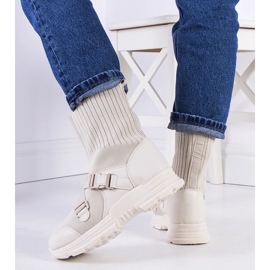 D/GMR Beżowe sneakersy Saker beżowy 2