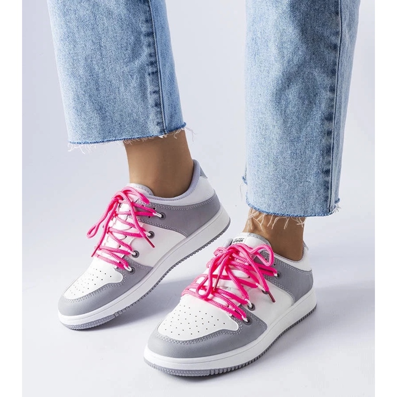 D/GMR Białe retro sneakersy Shari 1