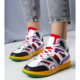 D/GMR Czarne sneakersy za kostkę Marjorie szare 1