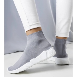 D/GMR Szare wysokie sneakersy William 2