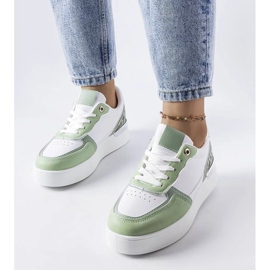 D/GMR Zielone sneakersy na platformie Tooele 1