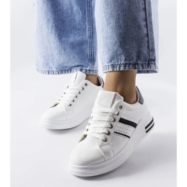 D/GMR Białe sneakersy na platformie Lanoie 1