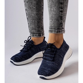 D/GMR Niebieskie materiałowe sneakersy Tommaso 1