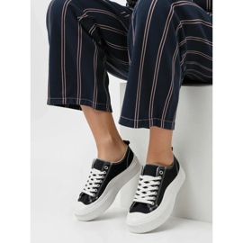 Damskie Sneakersy Black czarne 2