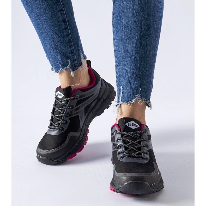 D/GMR Czarne sneakersy Aqua Shell LCJ-22-01-1370L 2