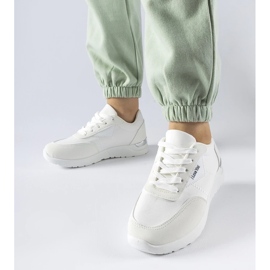 D/GMR Białe materiałowe sneakersy Geraldino 2