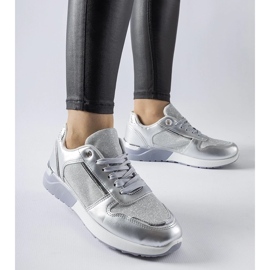 D/GMR Szare sneakersy z ozdobną nitką Facondo 2