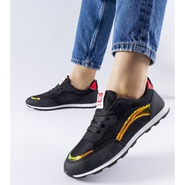 D/GMR Czarne sportowe sneakersy Caviour 1