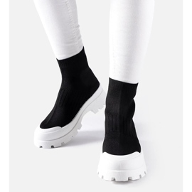 D/GMR Czarne sneakersy z elastyczną cholewką Varden 2