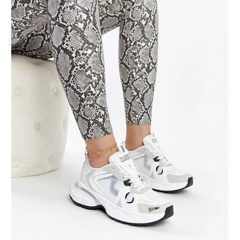 D/GMR Białe sneakersy na masywnej podeszwie Jakobine 2