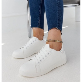 D/GMR Białe trampki na platformie Hagosa 2