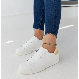 D/GMR Białe trampki na platformie Birikti 1