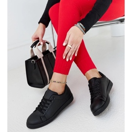 D/GMR Czarne trampki na platformie Birikti 1