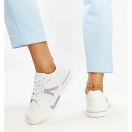 D/GMR Białe sneakersy z kolorem Zorica 2