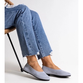 D/CEO Szare baleriny materiałowe Yafia 2