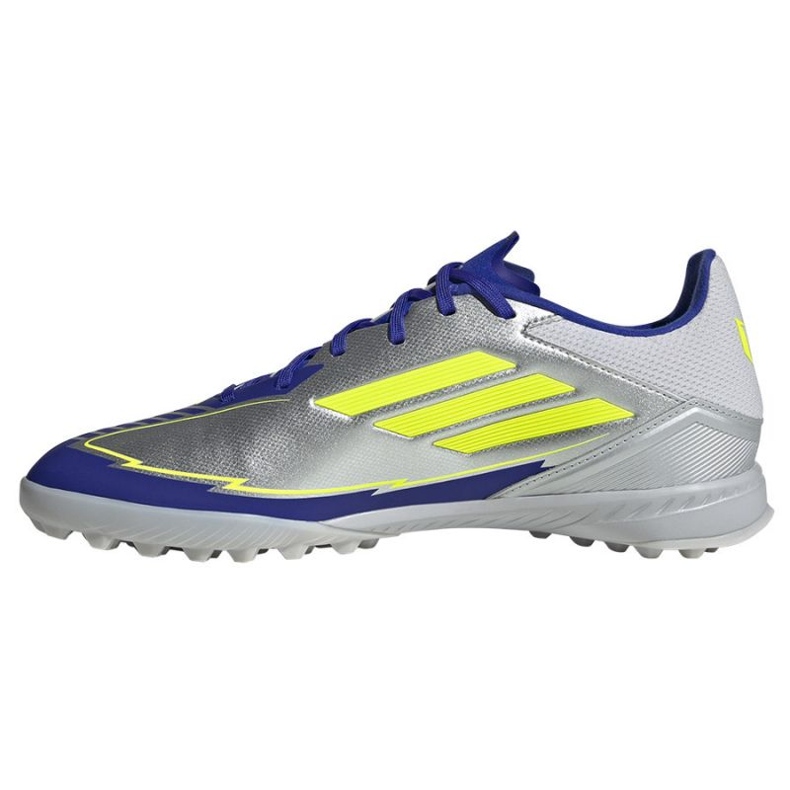 Buty adidas F50 League Messi Tf IH0919 Srebrno-Niebieskie srebrny 1