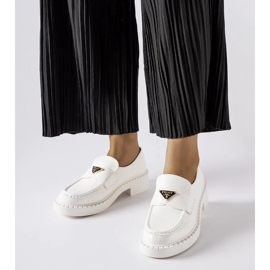 D/CEO Białe damskie mokasyny Milne 1