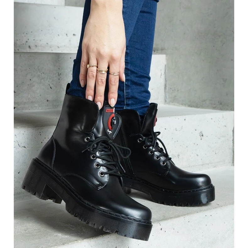 D/CEO Czarne botki damskie Ranco 2