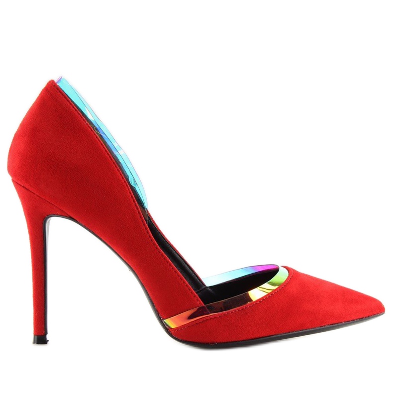 Szpilki opalizujące czerwone 5126 Red 1