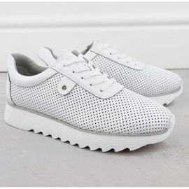 Półbuty na platformie S.Barski LR51-629 Białe 2